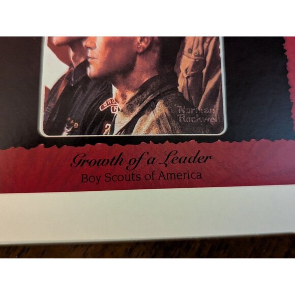 Boy Scouts Of America Growth Of A Leader Norman Rockwell Ceramic Keepsake - Picture 3 of 5